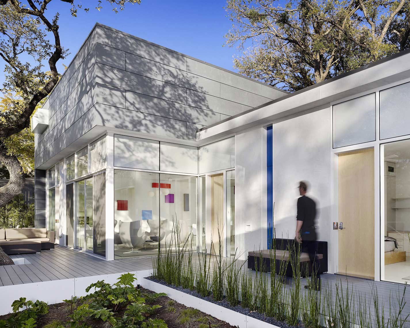 Boutique chic Kimber Modern Hotel just off South Congress Ave.