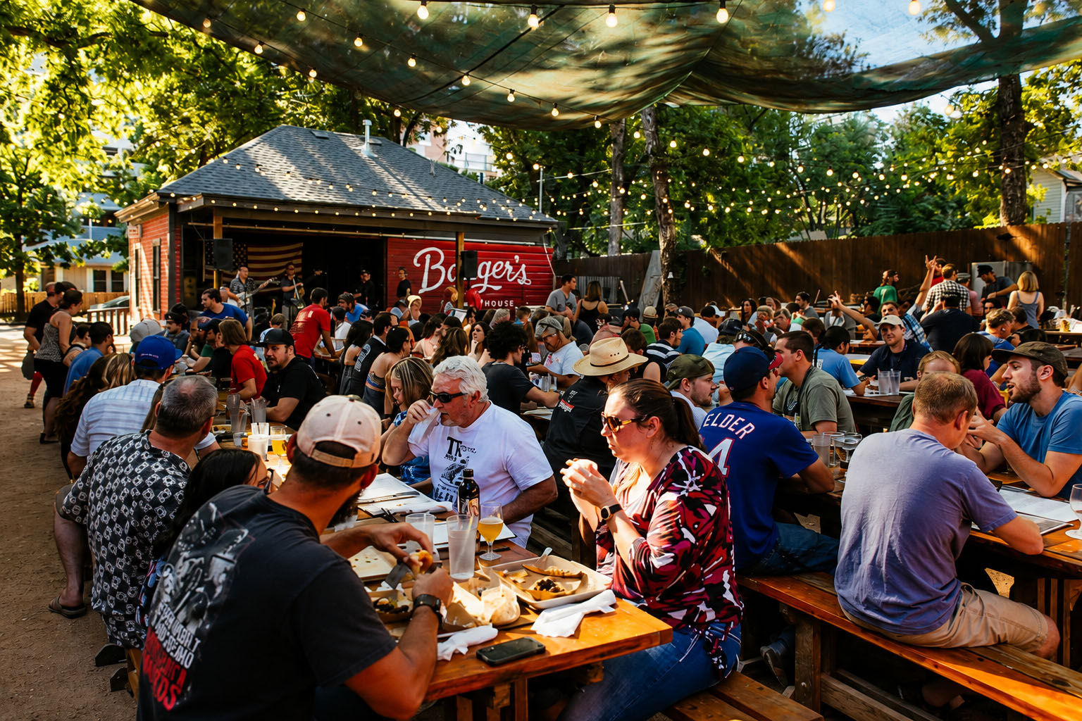 Bangers Sausage House & beer Garden - Rainey Street, Austin TX