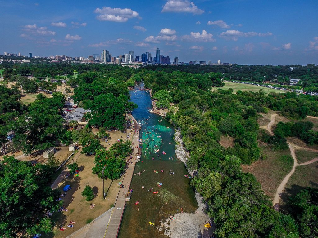 Barton Springs Pool - Austin, TX.