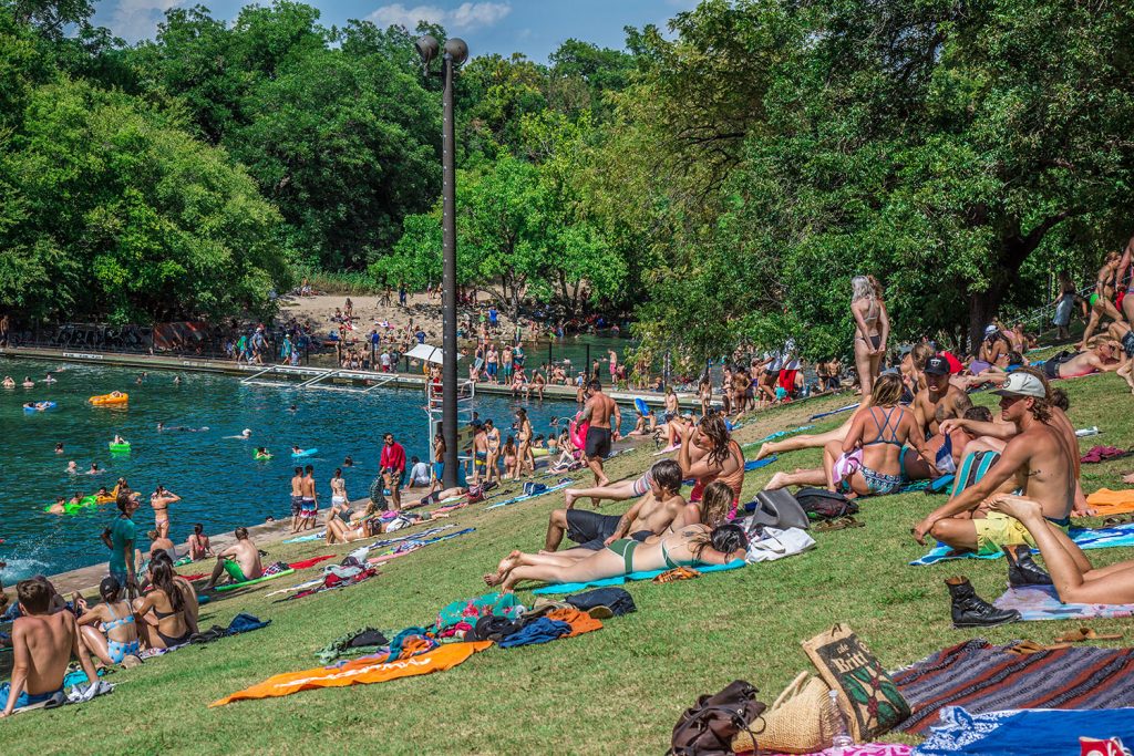 Barton Springs Pool - Austin, TX.