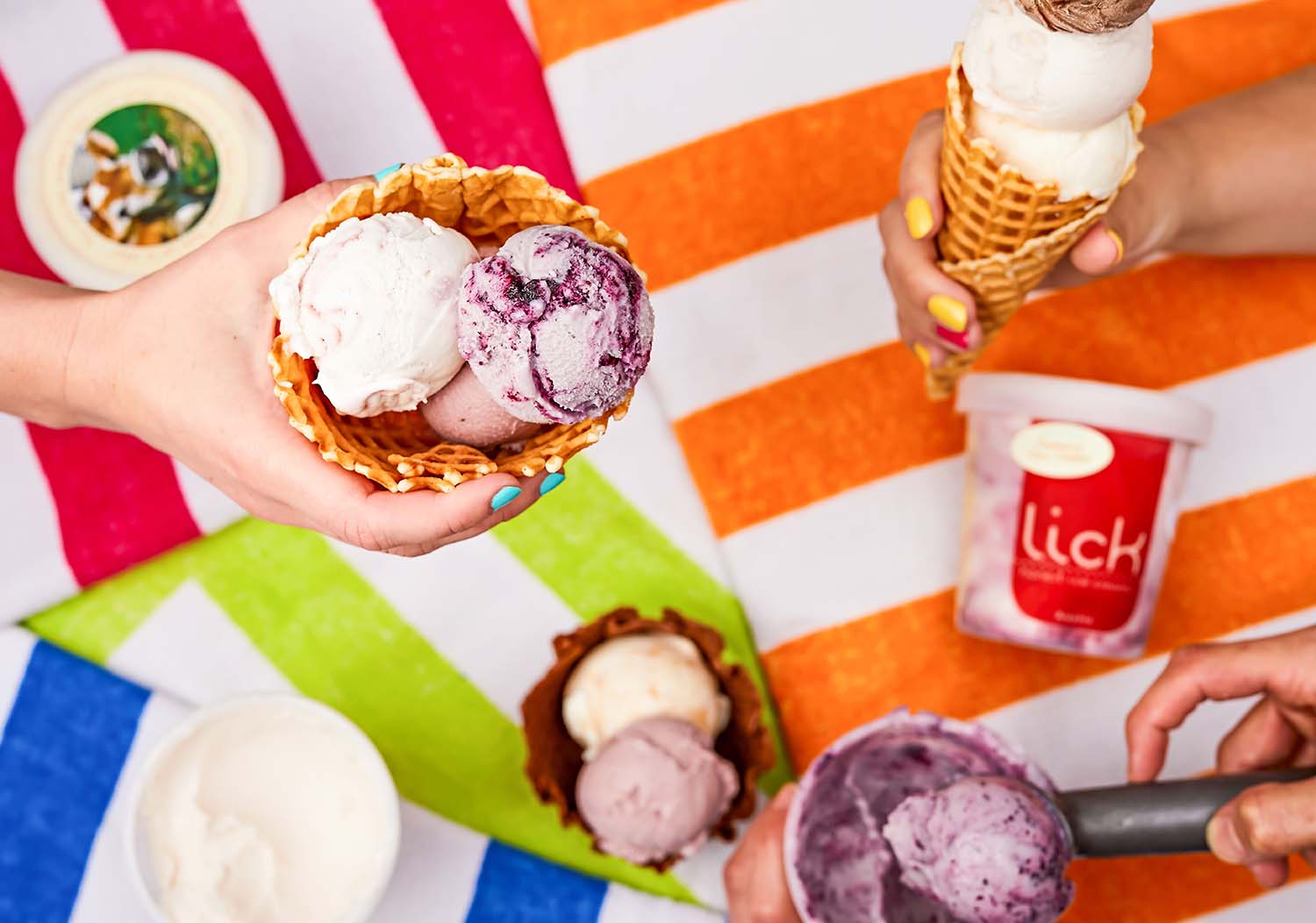 Offbeat flavors made from local, natural & sustainable ingredients at Lick Honest on South Lamar. Photo C/o Lick Honest. - Diana Vassar