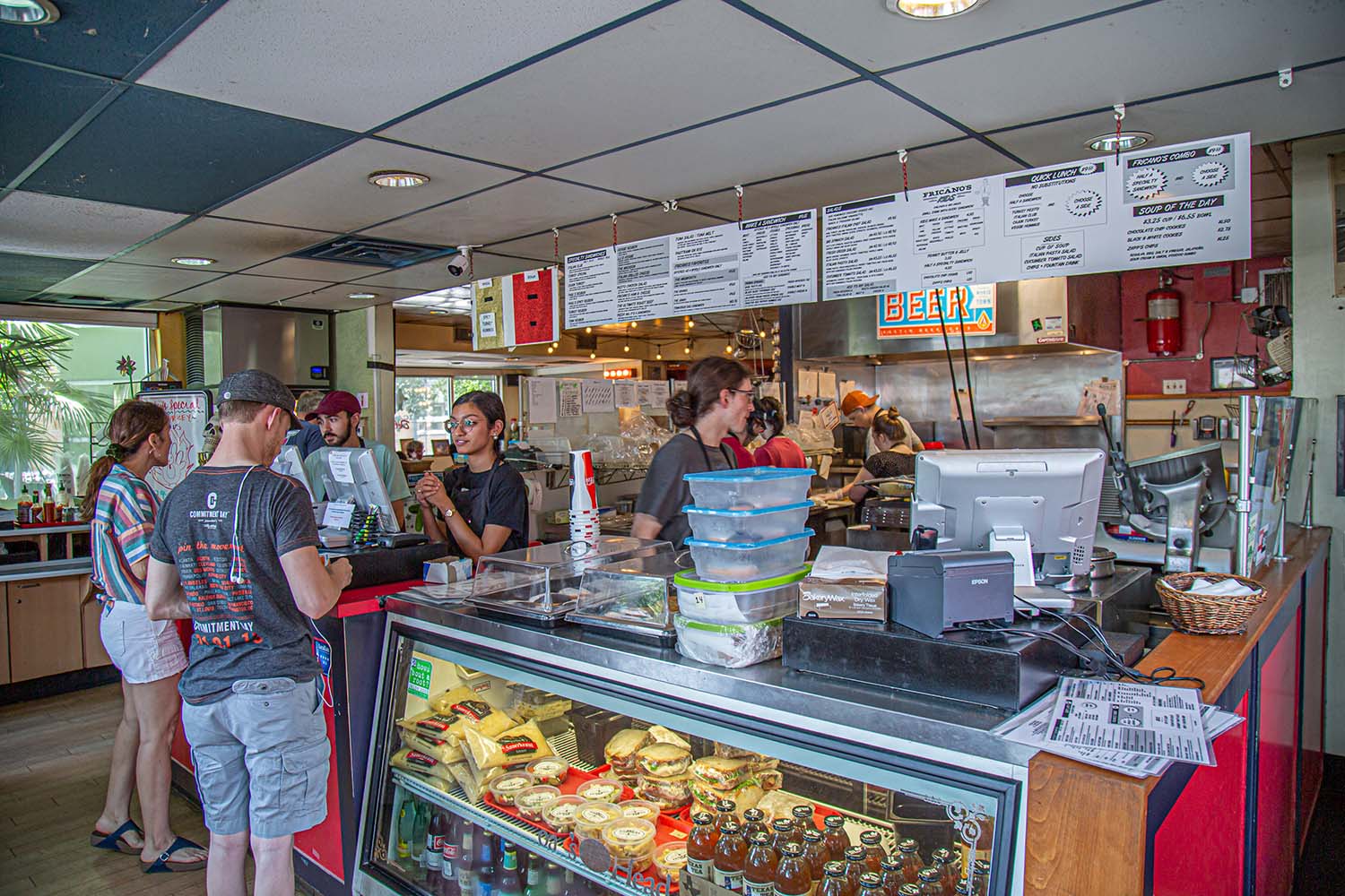 Since 2006 Fricano's has been West Campus' favorite deli. NYC-style deli offering large specialty sandwiches & salads, plus beer, wine & a patio. Photo: Will Taylor - LostinAustin.org