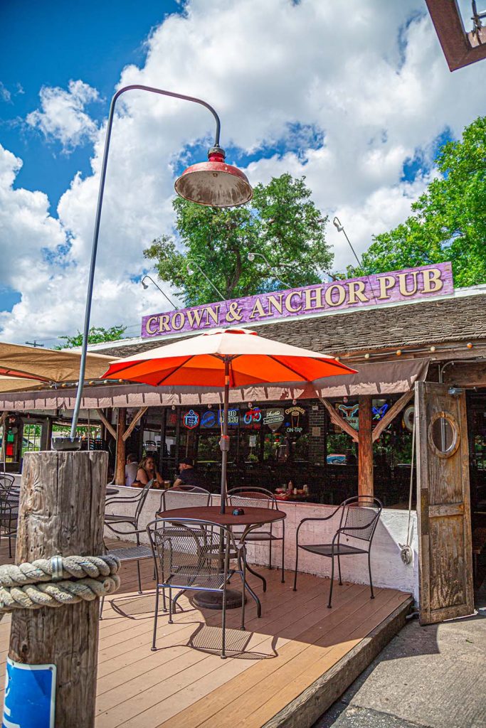 Crown & Anchor Pub - West Campus - Austin, TX.
