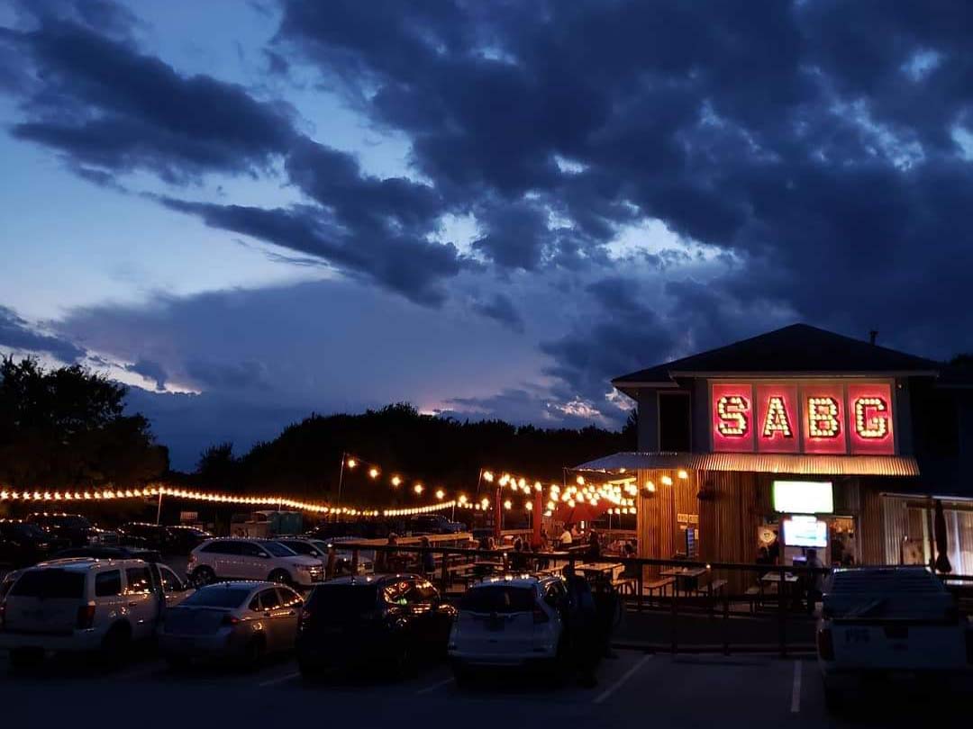 Sunset at the South Austin Beer Garden. Photo permission by Ryan Thomas - South Austin Beer Garden