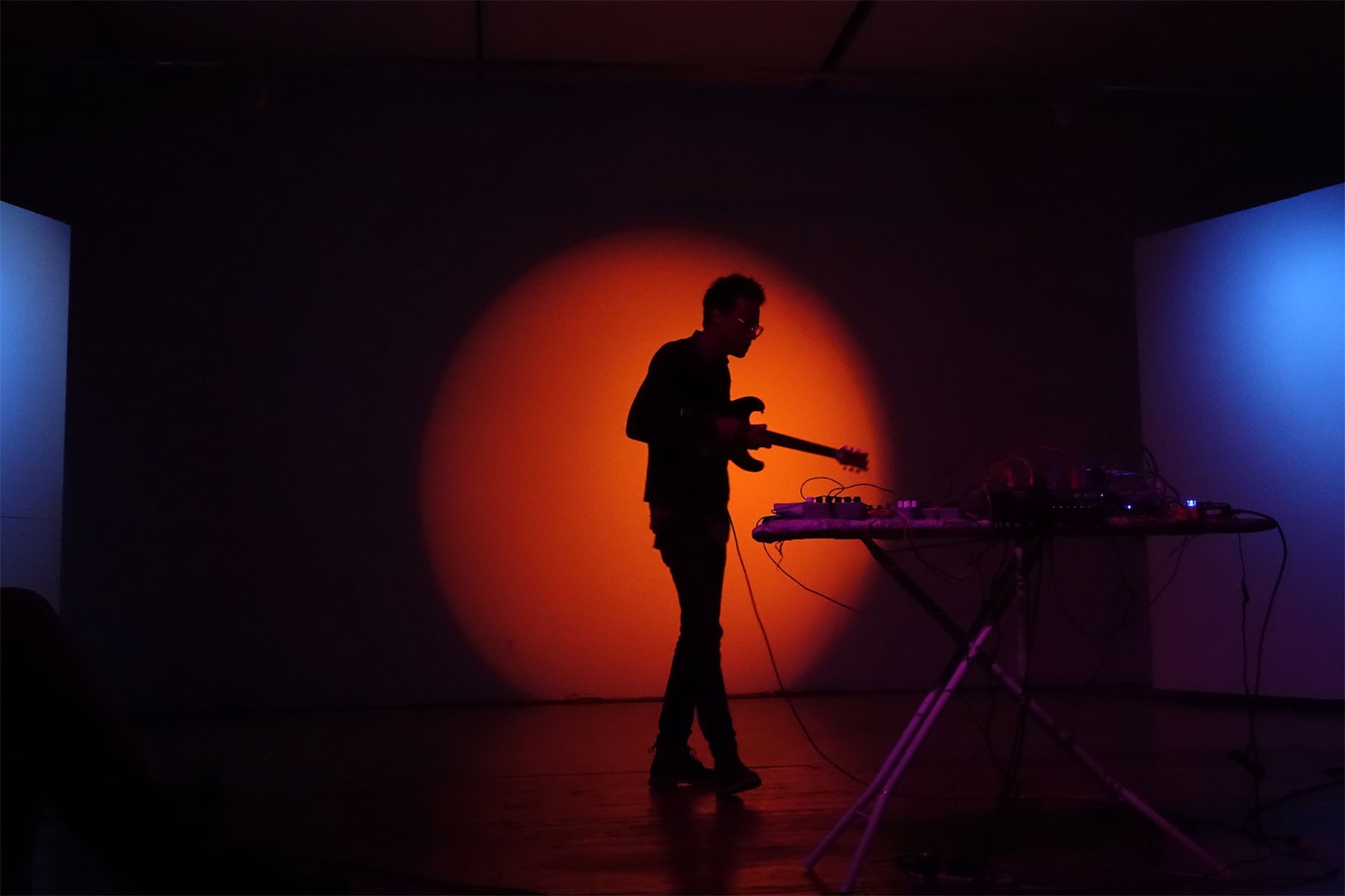 Zachary James Watkins performing at Austin's No Idea Festival. Photo: Anthony Russell used with permission from Danae Silva - No Idea Festival