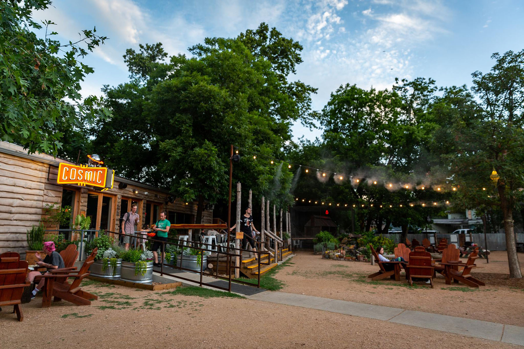 Cosmic Coffee and Beer Garden - Live Music & Food Trucks too !