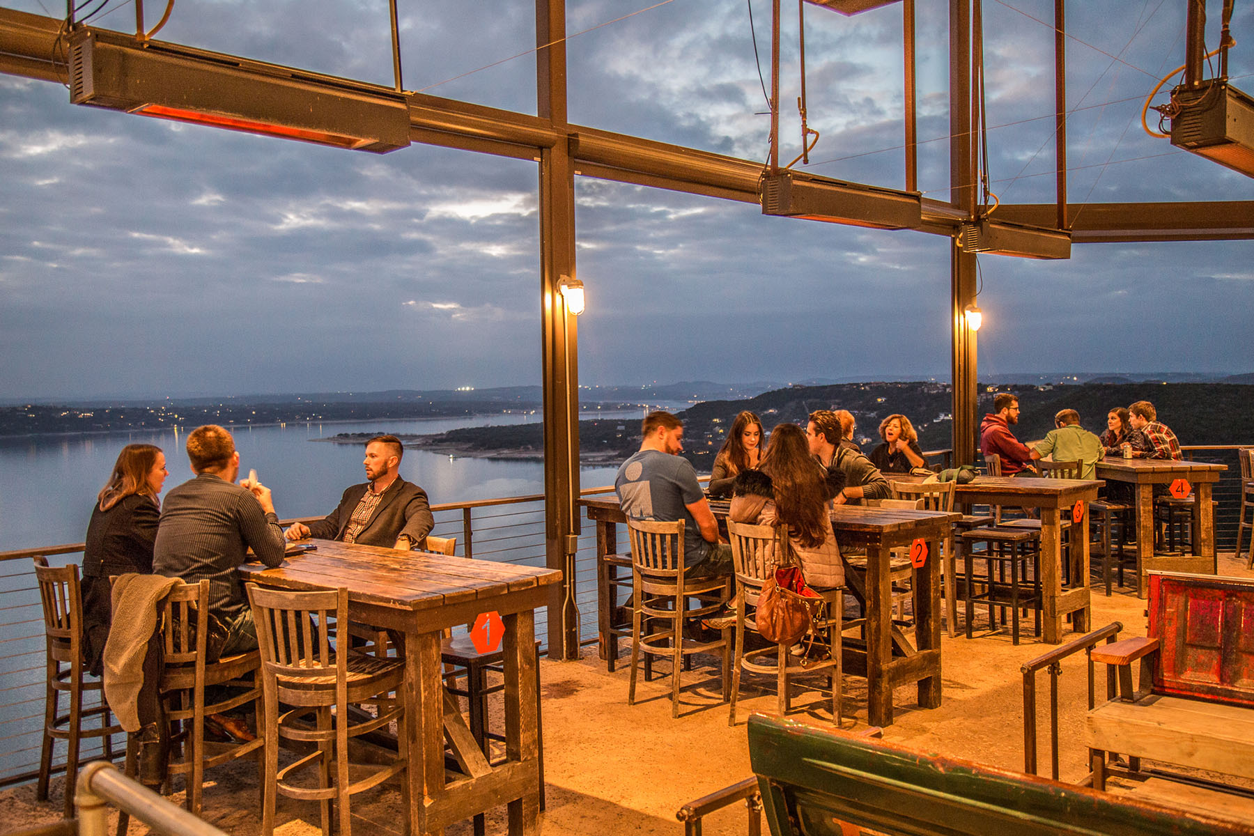 Lake Travis Views at Oasis Texas Brewing. Photo: Will Taylor - LostinAustin.org