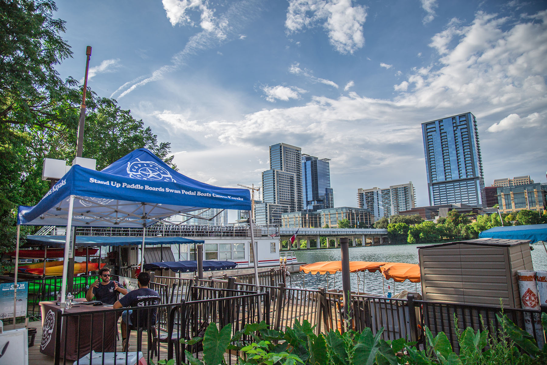 A beautiful summer day on Town Lake at Capital Cruises. Photo: Will Taylor - LostinAustin.org