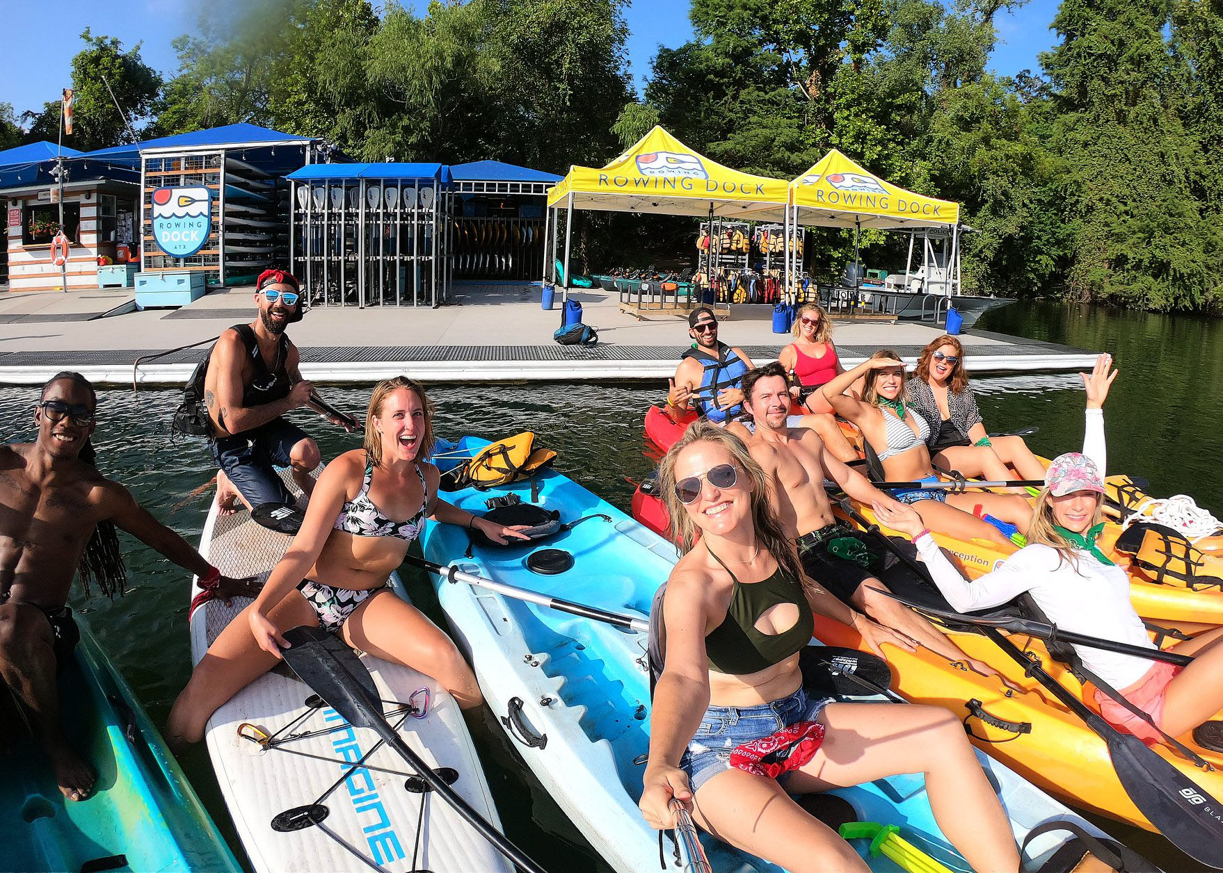 Rowing Dock - Austin Kayaking & Canoe Rental Lady Bird Lake