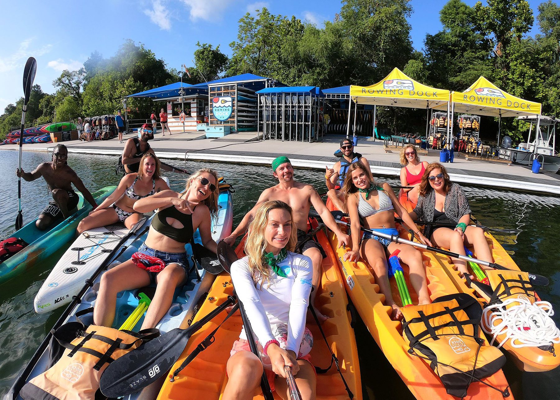 Rowing Dock - Austin Kayaking & Canoe Rental Lady Bird Lake